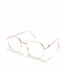Square Metal Blue Light Glasses