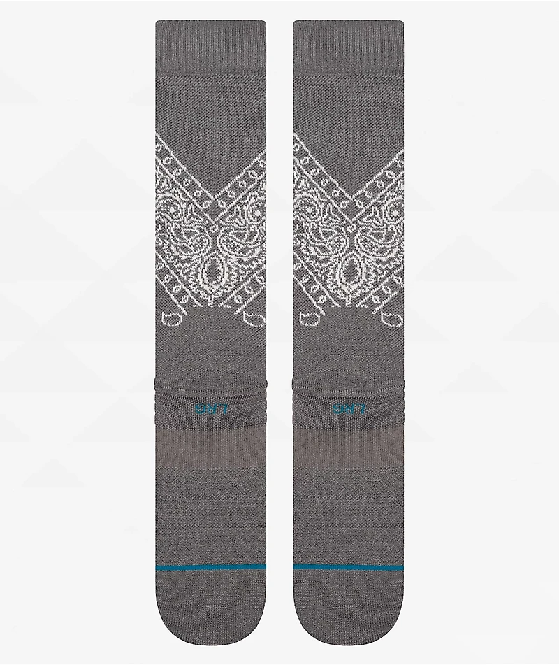 Stance Barrio Mid Wool Grey Snow Socks