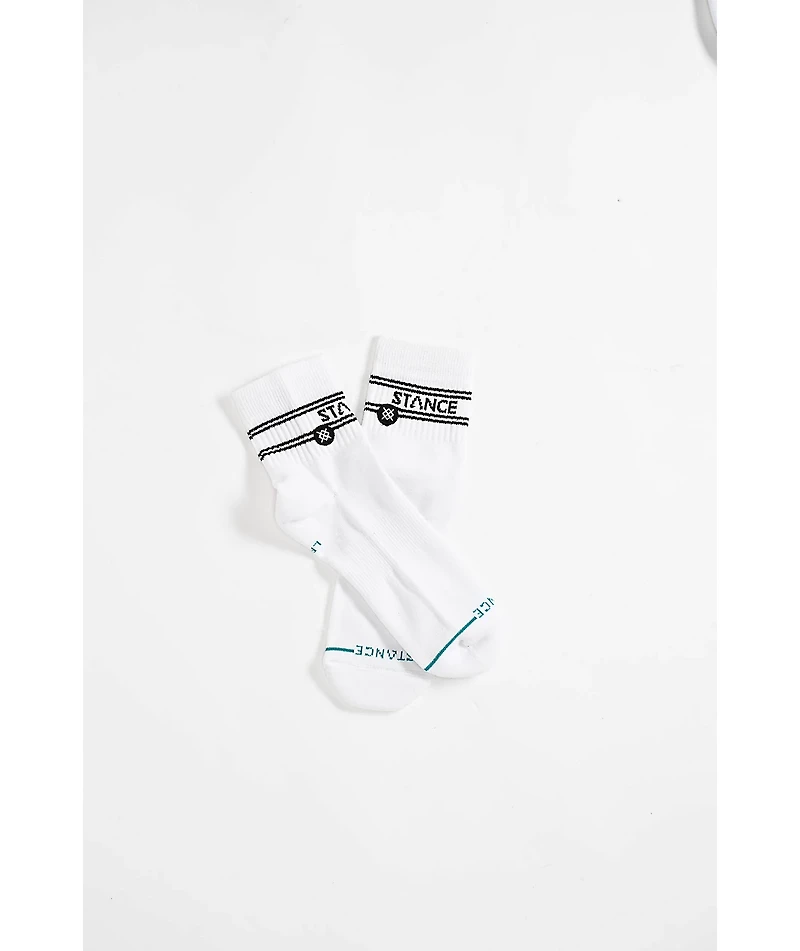 Stance Basic Icon White 3 Pack Crew Socks