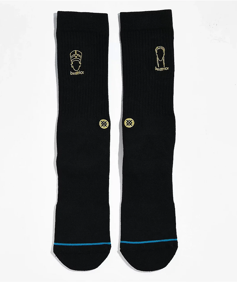 Stance Beatrice Domond Black Crew Socks