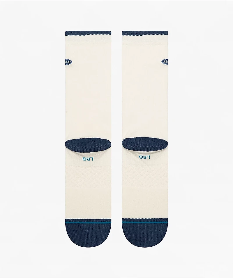 Stance Blurred Off White Crew Socks