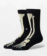 Stance Bones 3 Black Crew Socks