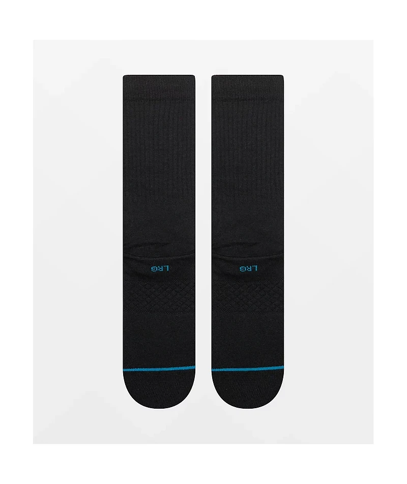 Stance Bones 3 Black Crew Socks