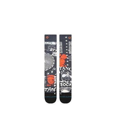 Stance Brand Love OTC Black Snowboard Socks