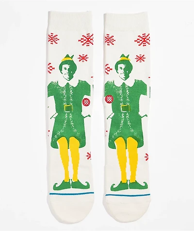 Stance Buddy The Elf White Crew Socks