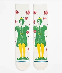 Stance Buddy The Elf White Crew Socks
