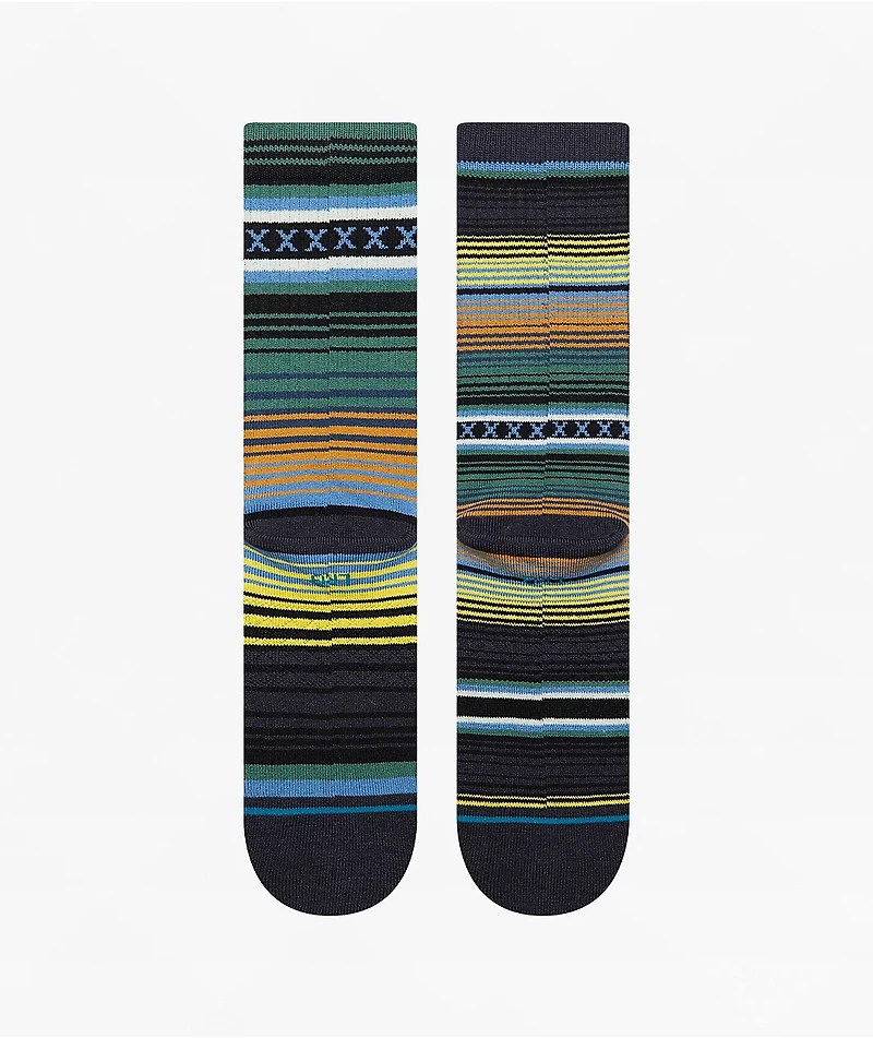 Stance Curren Deep Blue Stripe Crew Socks