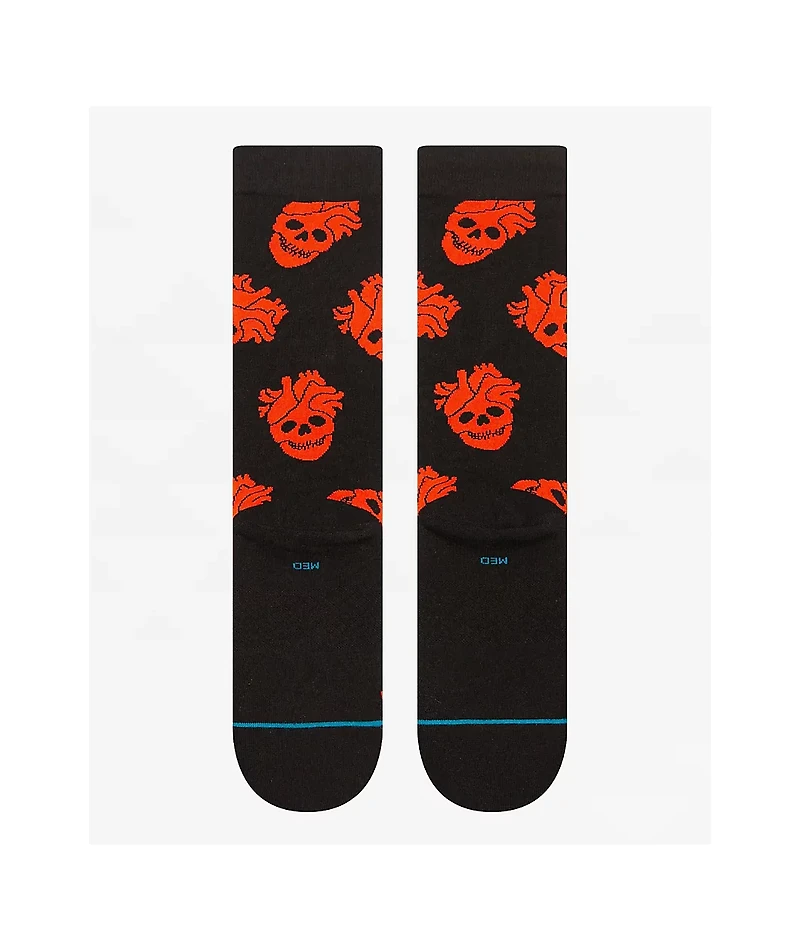 Stance Fallen In Skull Black Crew Socks