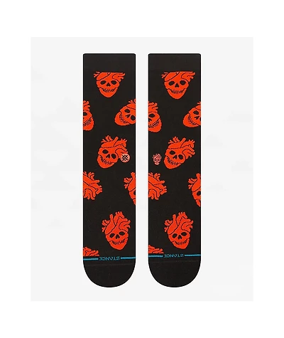 Stance Fallen In Skull Black Crew Socks