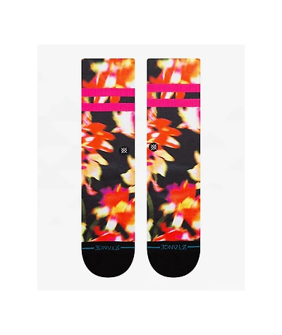 Stance Flowerful Black Crew Socks