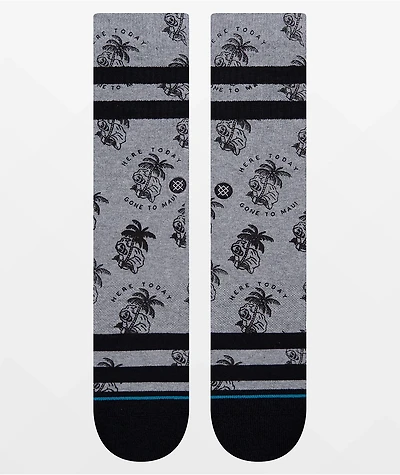 Stance Gone To Maui Grey Crew Socks