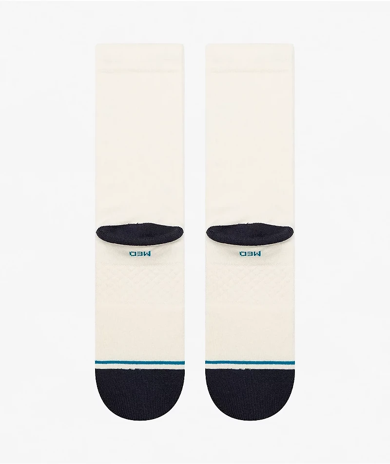 Stance Heart Off White Crew Socks