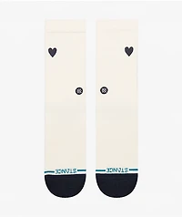 Stance Heart Off White Crew Socks