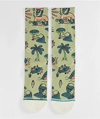 Stance Hunger Green Crew Socks