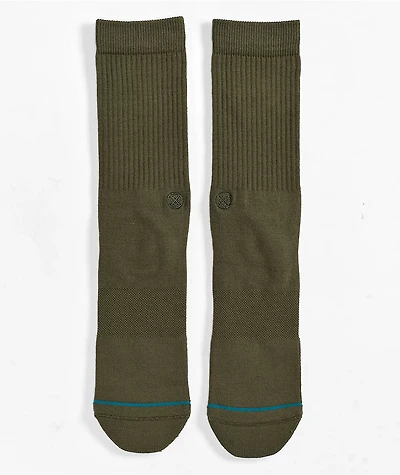 Stance Icon Green Crew Socks