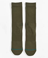 Stance Icon Green Crew Socks