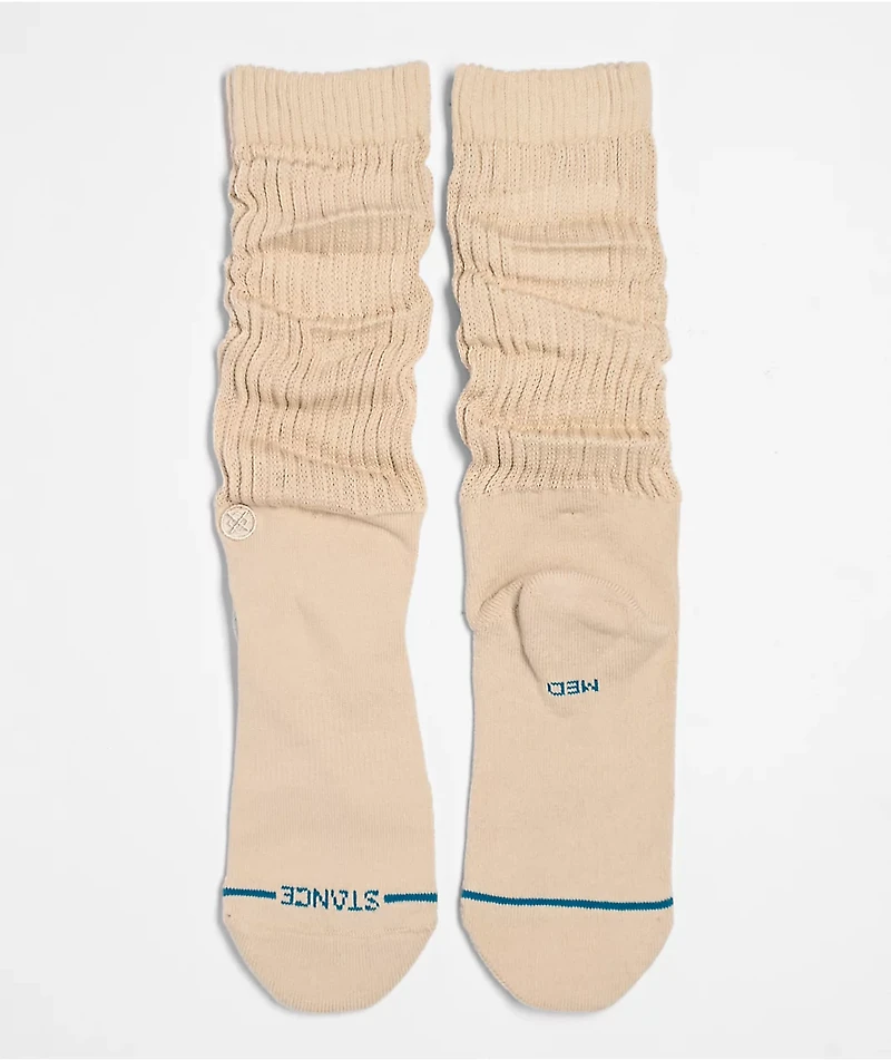 Stance Icon Natural Slouch Crew Socks