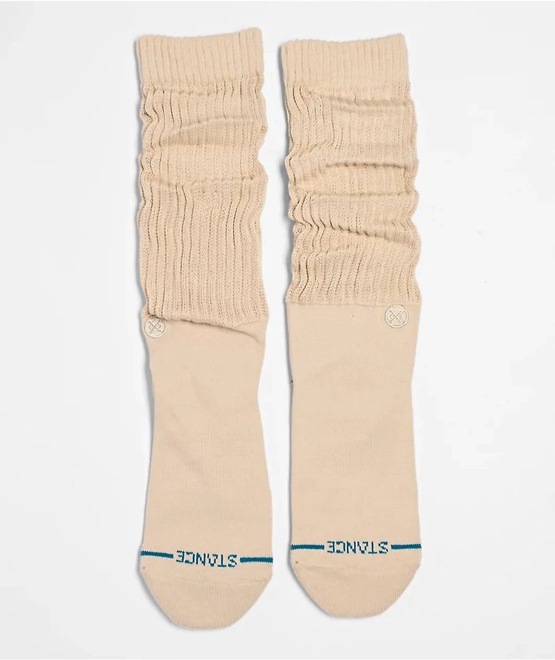 Stance Icon Natural Slouch Crew Socks