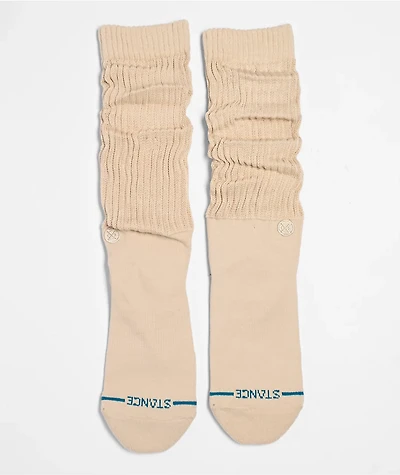 Stance Icon Natural Slouch Crew Socks