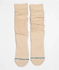 Stance Icon Natural Slouch Crew Socks