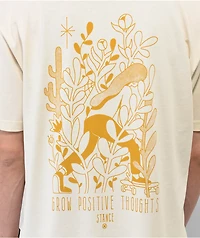 Stance Lineups Cream T-Shirt