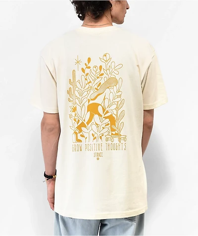 Stance Lineups Cream T-Shirt