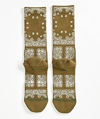 Stance Lonesome Town Brown Crew Socks