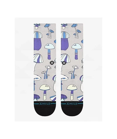 Stance Microbial Grey Crew Socks