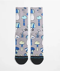 Stance Microbial String Grey Crew Socks