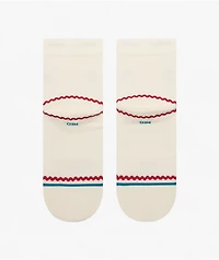 Stance So Sweet Lowrider Off White Quarter Crew Socks