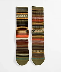 Stance Striped Curren Chive Crew Socks