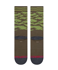 Stance Warbird Shark Olive Camo Crew Socks