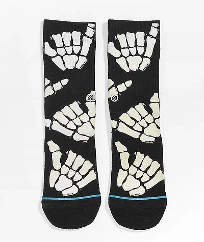 Stance Zombie Hang Black & White Crew Socks