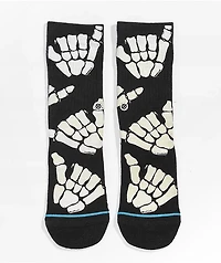 Stance Zombie Hang Black & White Crew Socks
