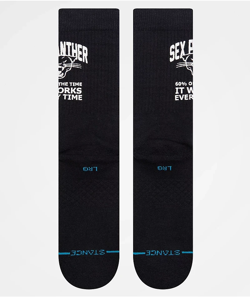 Stance x Anchorman By Odean Black Crew Socks
