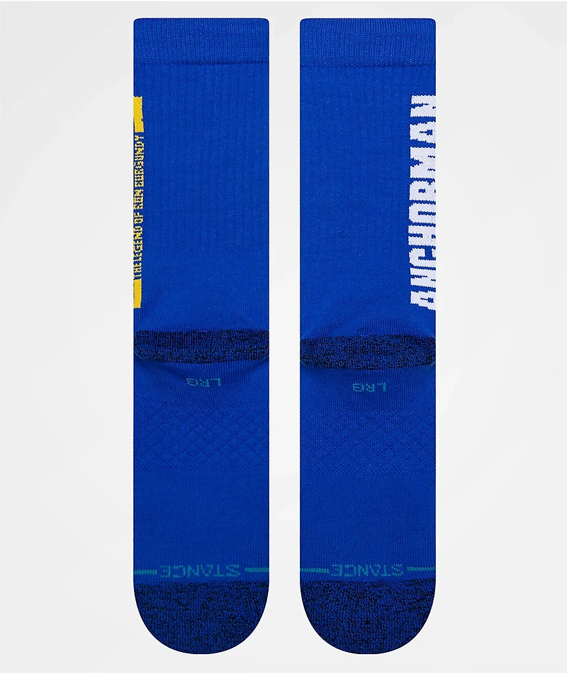 Stance x Anchorman The Legend Blue Crew Socks