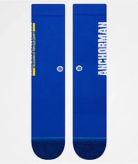 Stance x Anchorman The Legend Blue Crew Socks