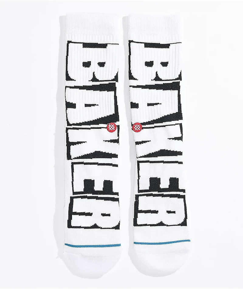 Stance x Baker White Crew Socks