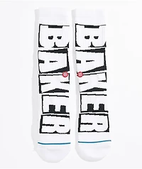 Stance x Baker White Crew Socks