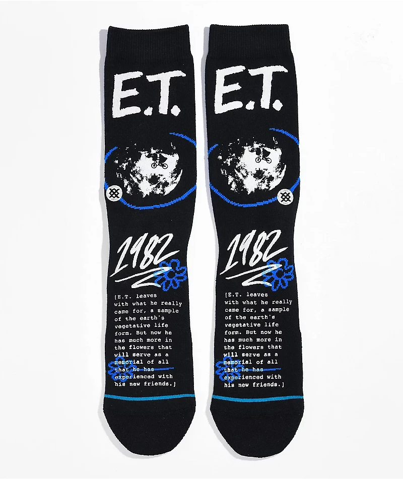 Stance x E.T. 1982 Black Crew Socks