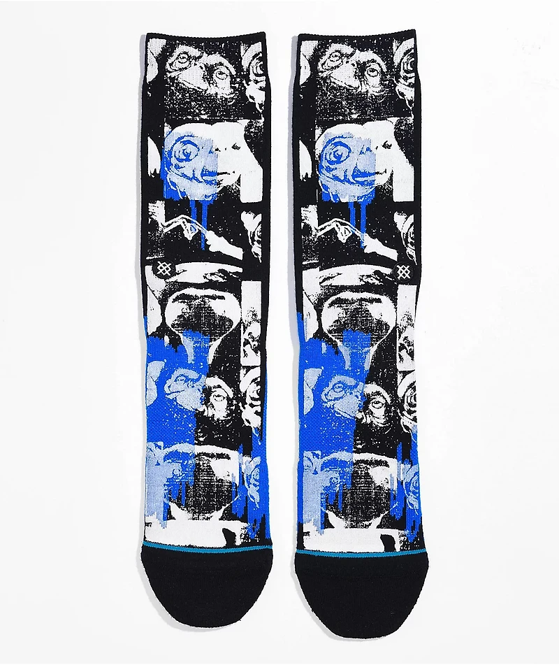 Stance x E.T. Phone Home Black Crew Socks