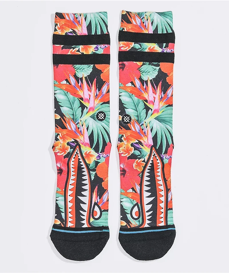 Stance x Jackson Dorian Floral Shark Crew Socks