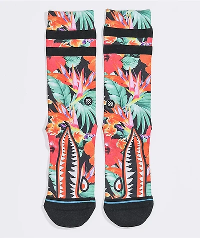 Stance x Jackson Dorian Floral Shark Crew Socks