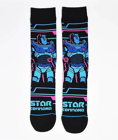 Stance x Pixar Buzz Lightyear Black Crew Socks