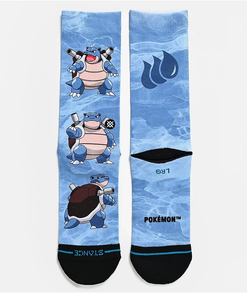 Stance x Pokémon Blastoise Blue Crew Socks