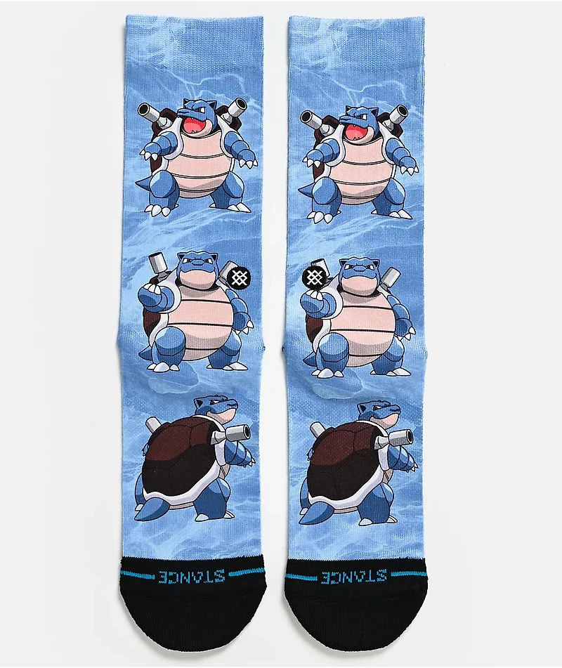 Stance x Pokémon Blastoise Blue Crew Socks