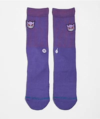 Stance x Pokemon Gengar Purple Crew Socks