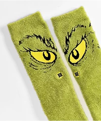 Stance x The Grinch DaGrinch Fuzzy Green Crew Socks