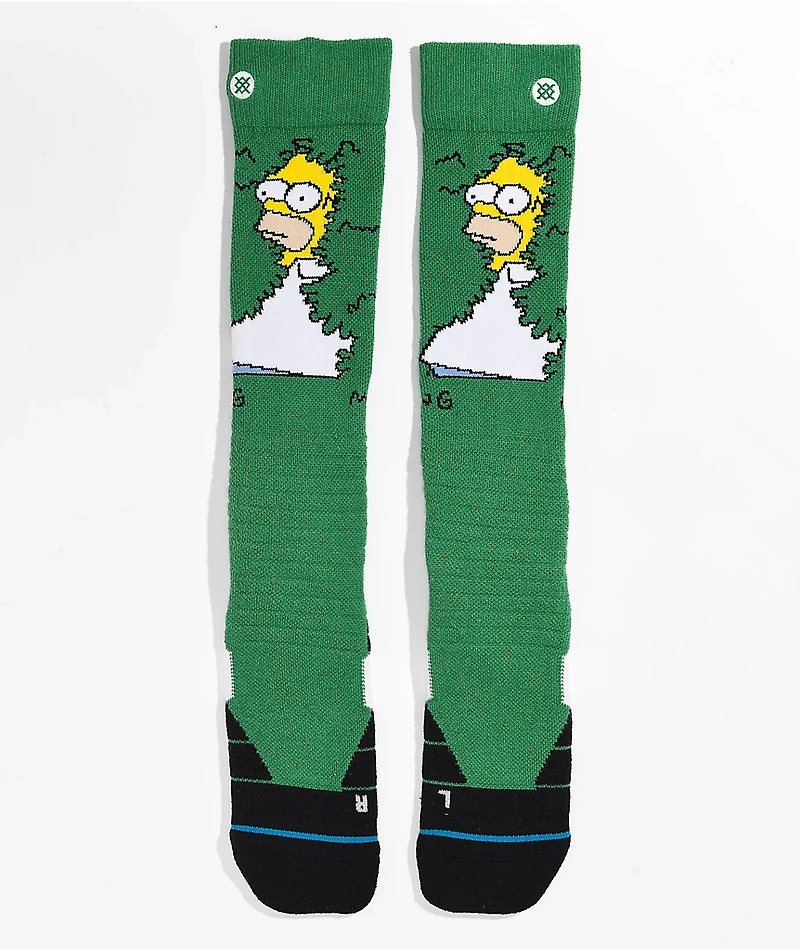 Stance x The Simpsons Homer Green Snowboard Socks