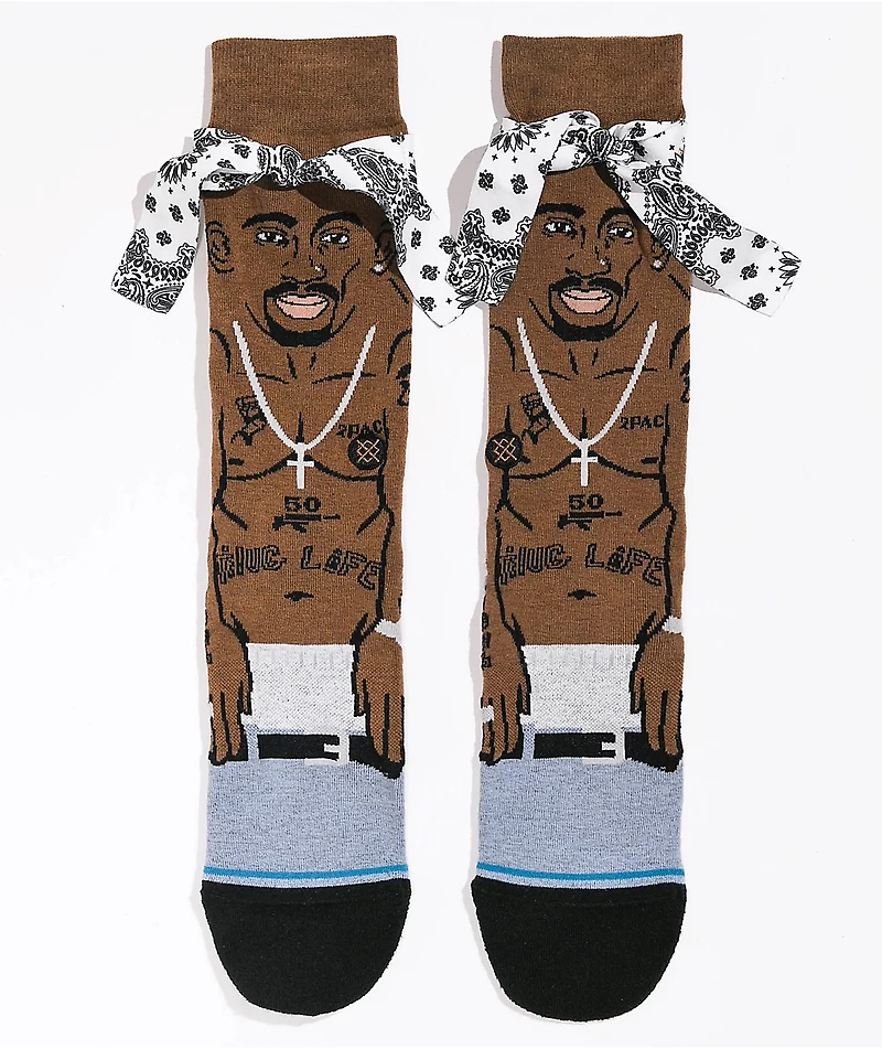Stance x Tupac Resurrected Crew Socks